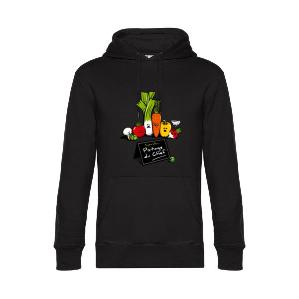Maxi-Chef- Sweat à capuche original Black - RueDuTeeshirt