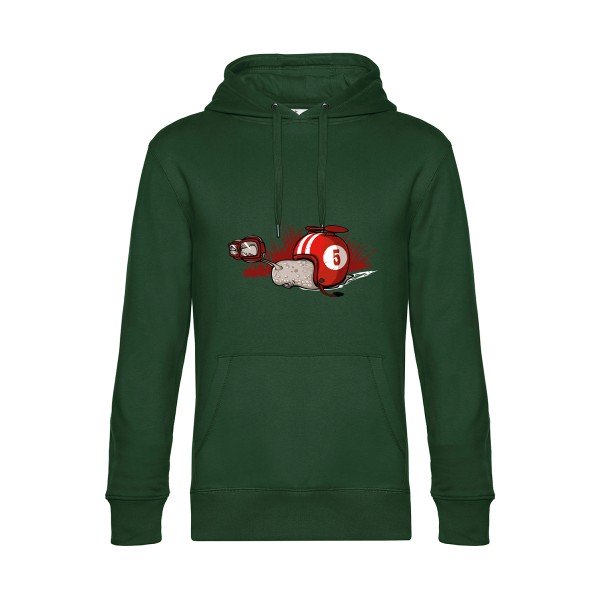 F0- Sweat à capuche original Bottle Green - RueDuTeeshirt