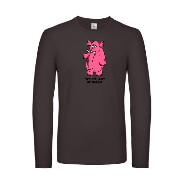 Pink elephant B&C - E150 LSL T-shirt manches longues léger