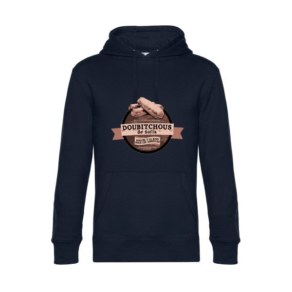 Doubitchous- Sweat à capuche original Navy Blue - RueDuTeeshirt