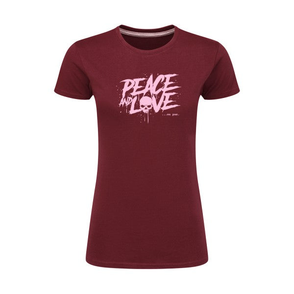 Peace or no peace  |Rose |T shirt original femme|SG