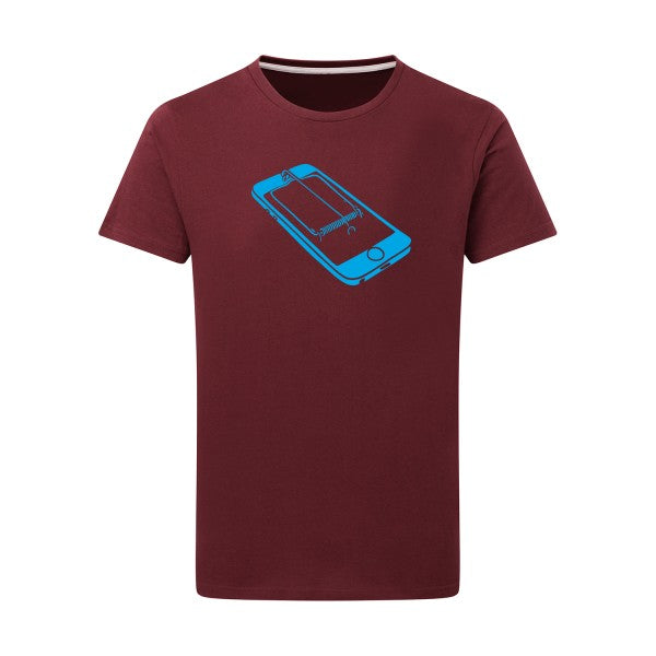 Piège - Flex bleu clair Tshirt original Burgundy  2XL