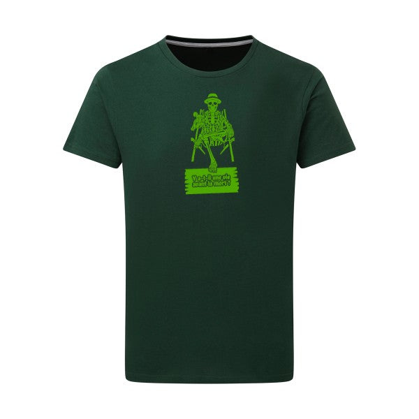 Y a-t-il une vie avant la mort ? - Flex Vert pomme Tshirt original Bottle Green  2XL