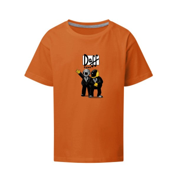 Daff Punk SG - Kids T-shirt enfant Orange Taille 152 (11-12/2XL)