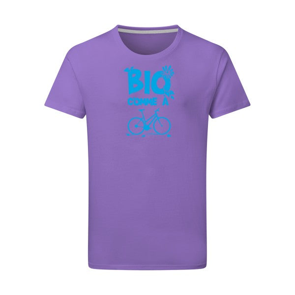 Bio comme un vélo - Flex bleu clair Tshirt original Aster Purple  2XL