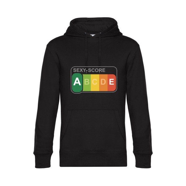 SEXY-SCORE- Sweat à capuche original Black - RueDuTeeshirt