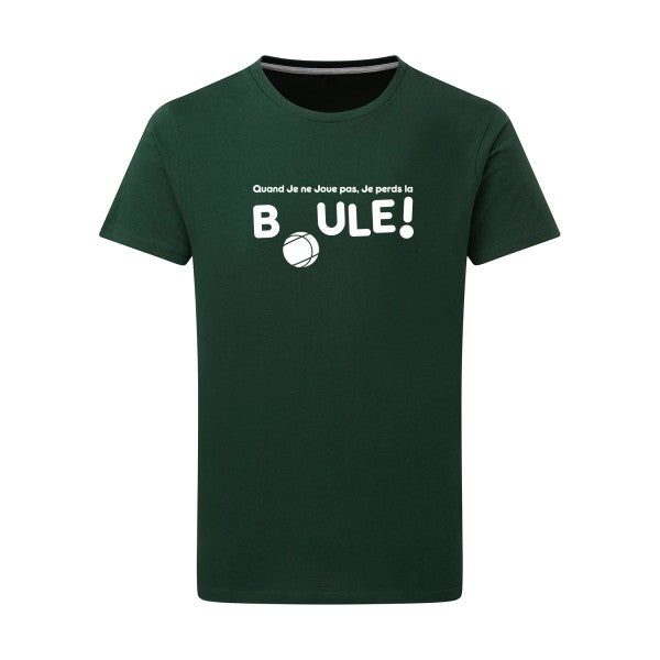 Perdre la boule ! - Flex Blanc Tshirt original Bottle Green  2XL