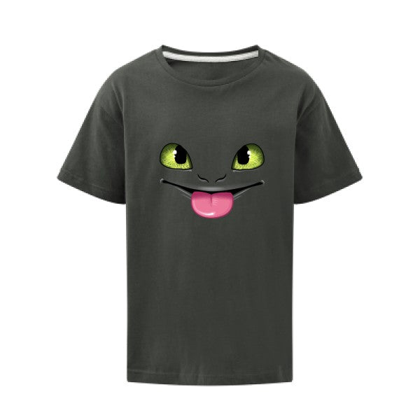 Dragon tongue SG - Kids T-shirt enfant Charcoal Taille 152 (11-12/2XL)