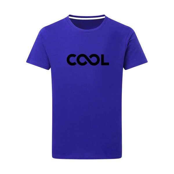 Infiniment cool noir -Flex noir sur T-shirt SG  Royal Blue  5XL