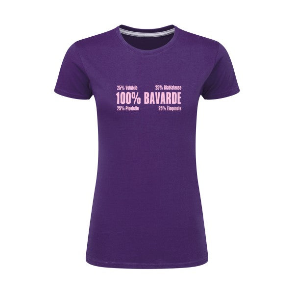 t-shirt Bavarde Rose |T shirt original femme|SG