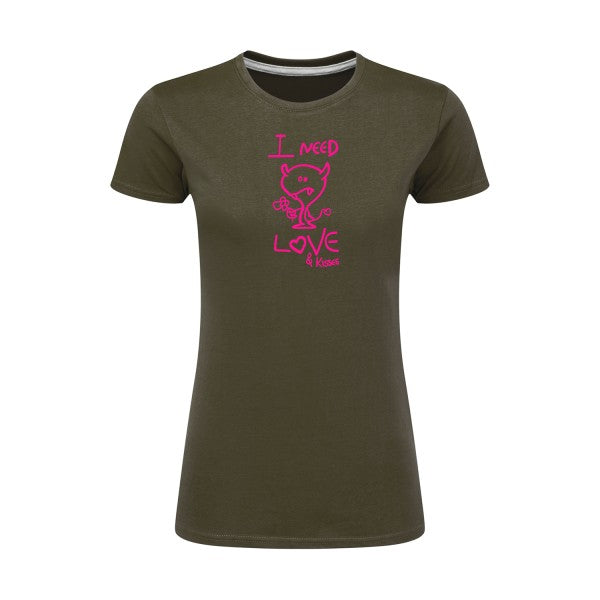 LOVER | Rose Fluo |T shirt original femme|SG