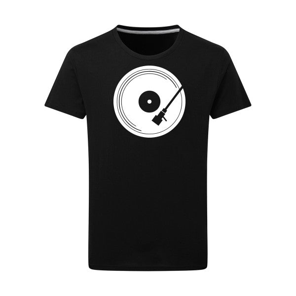 Last Dj -Flex Blanc sur T-shirt SG  Dark Black  4XL