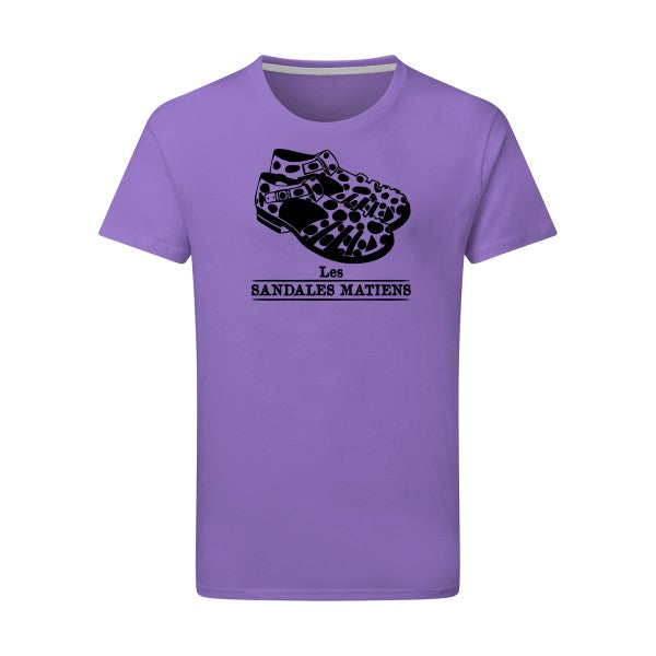 Les sandales matiens  Tshirt original Aster Purple  2XL