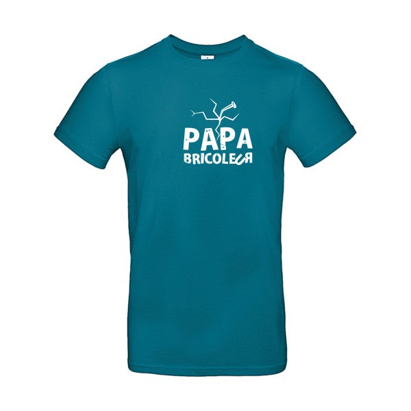 Papa bricoleur Blanc B&C - E190 T-shirt