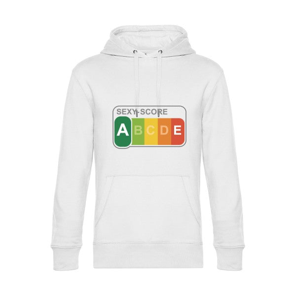 SEXY-SCORE- Sweat à capuche original White - RueDuTeeshirt