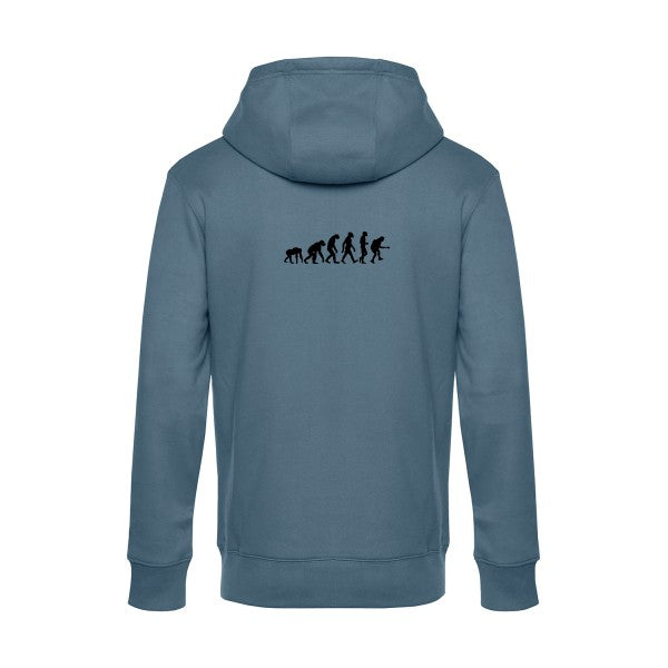 Rock-Evolution sweat shirt original nordic blue flex Noir impression Dos