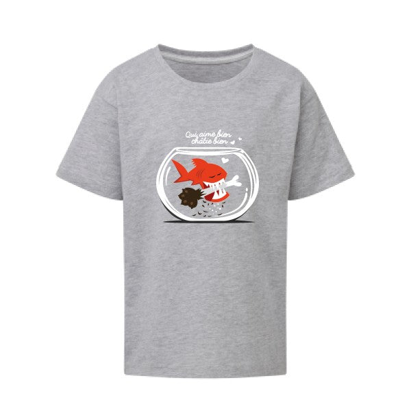 Qui aime bien châtie bien.. SG - Kids T-shirt enfant Light Oxford Taille 152 (11-12/2XL)