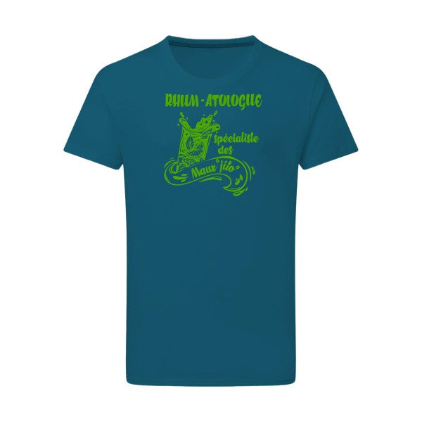 Rhum-atologue - Flex Vert pomme Tshirt original Petrol  2XL