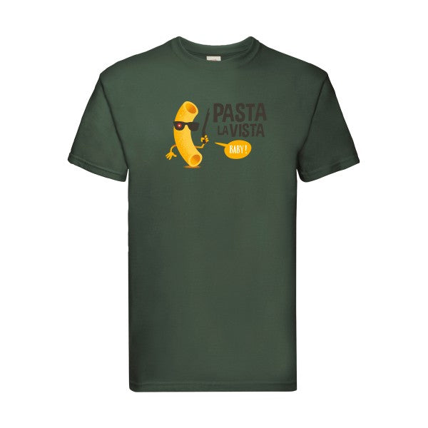 Pasta la vista Fruit of the loom 205 g/m² T-shirt/ bottle green