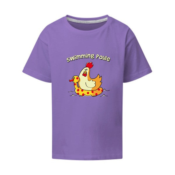 swimming poule SG - Kids T-shirt enfant Aster Purple Taille 152 (11-12/2XL)