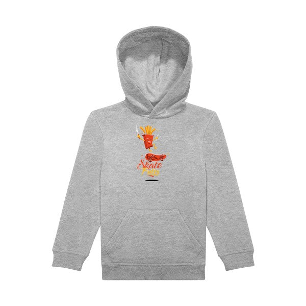 sweat capuche enfant Sports Grey SKATE