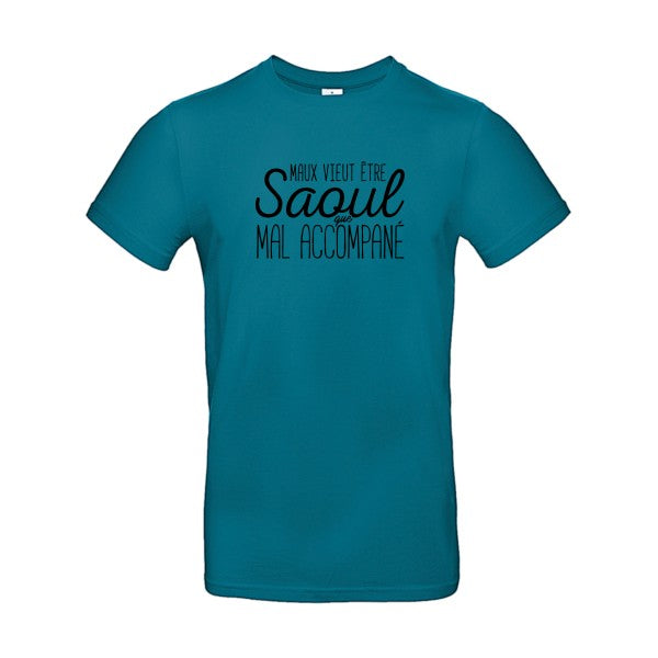 Maux vieut être SaoulFlex noir - E190 T-shirt|Diva Blue||2XL