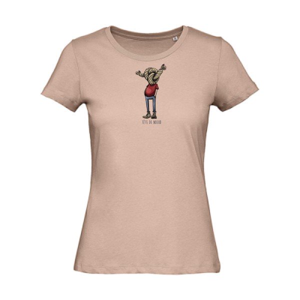 Tete-de-noeud…- - t-shirt original femme Millennial Pink