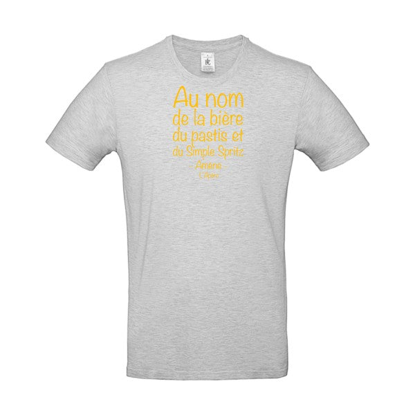 prière de l'apéroFlex jaune or - E190 T-shirt|Ash||2XL