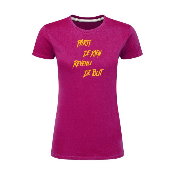 Parti de rien jaune Or |T shirt original femme|SG