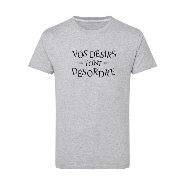 Désordre noir -Flex noir sur T-shirt SG  Light Oxford  5XL