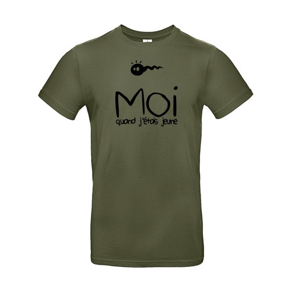 Moi, quand j'étais jeuneFlex noir - E190 T-shirt|Urban Khaki||2XL