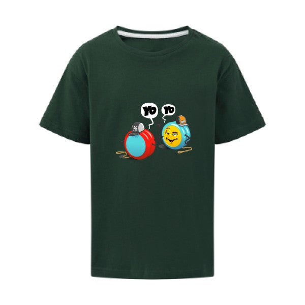 Yo Yo SG - Kids T-shirt enfant Bottle Green Taille 152 (11-12/2XL)