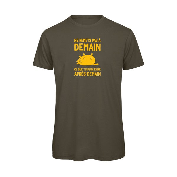 T-shirt original - Ne-remets-pas-a-demain-