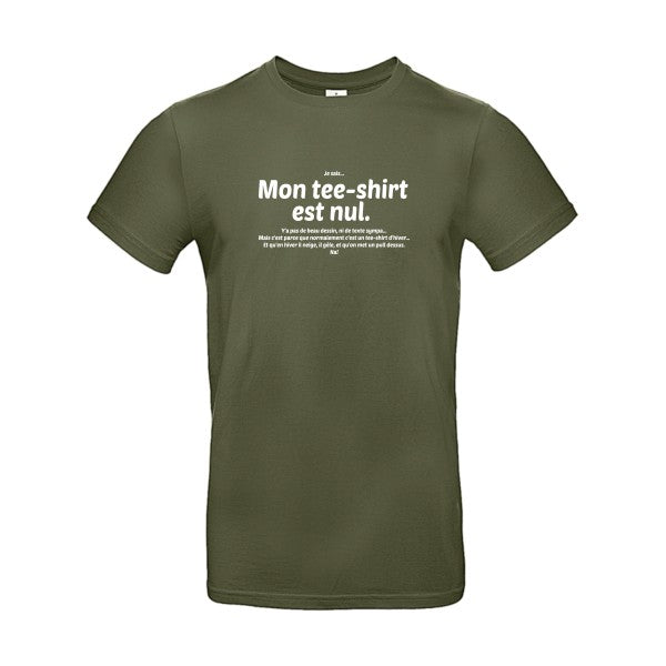 Mon tee-shirt est nul! B&C- T-shirt E190|Urban Khaki||2XL