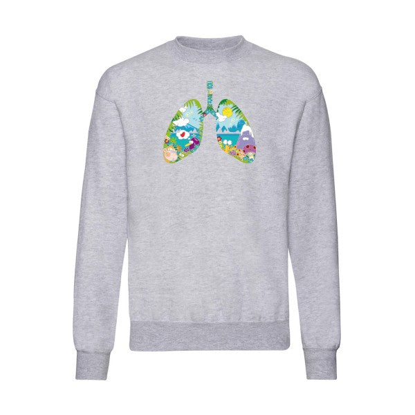 happy lungs Fruit of the loom 280 g/m² Sweat shirt