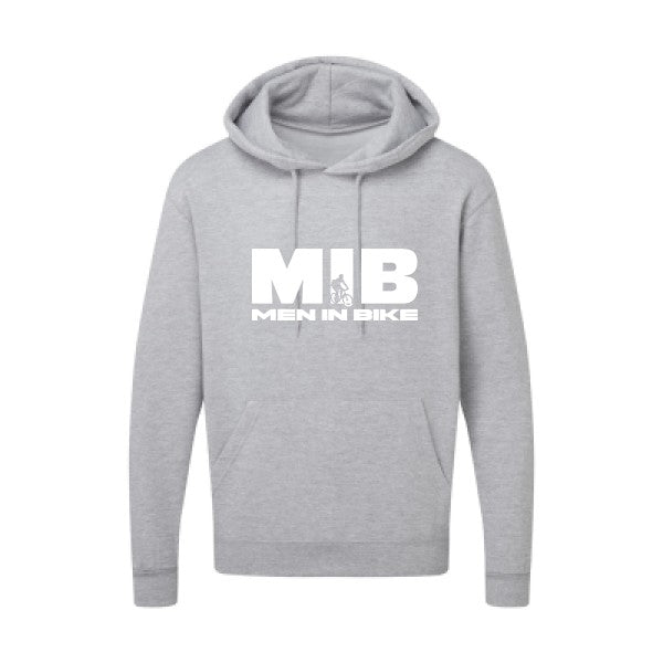 MEN IN BIKE Blanc SG - Hooded Sweatshirt Sweat capuche