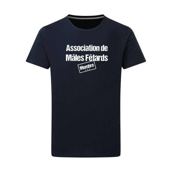 Association de Mâles Fêtards - Flex Blanc Tshirt original Navy  5XL