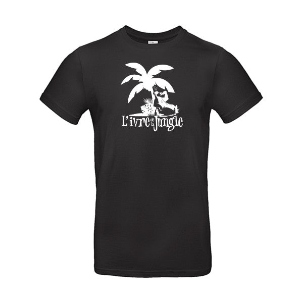 L'ivre de la jungleFlex Blanc - E190 T-shirt|Black||5XL