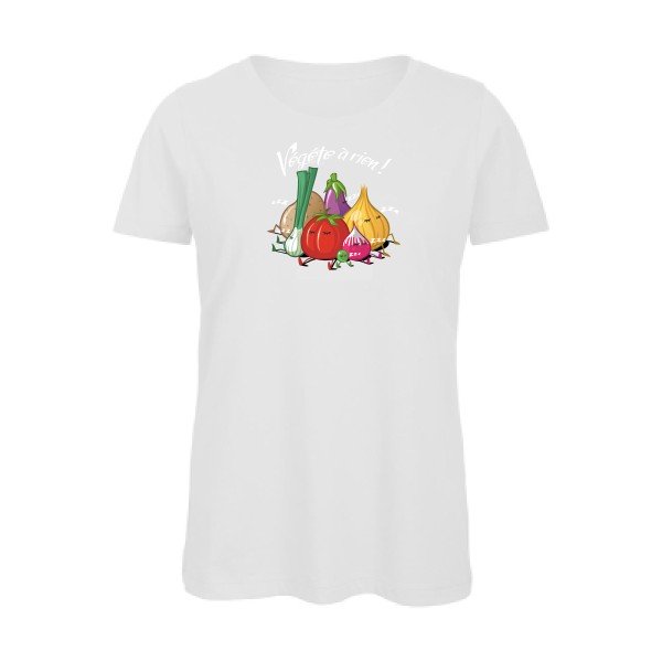 Vegete-a-rien-!- - t-shirt original femme White