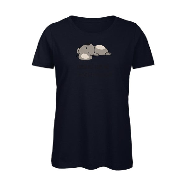 Dormir- - t-shirt original femme Navy
