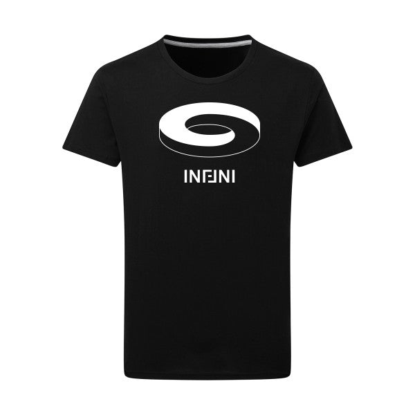 Infini -Flex noir sur T-shirt SG  Dark Black  4XL