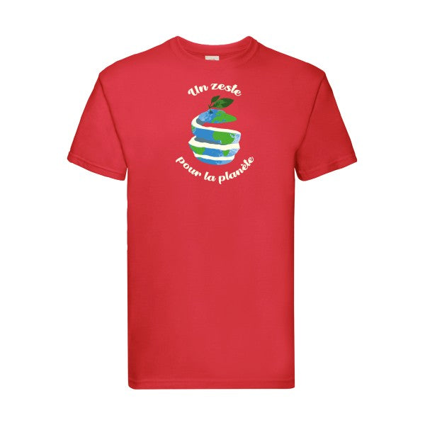 Un p'tit zeste... Fruit of the loom 205 g/m² T-shirt/ Red