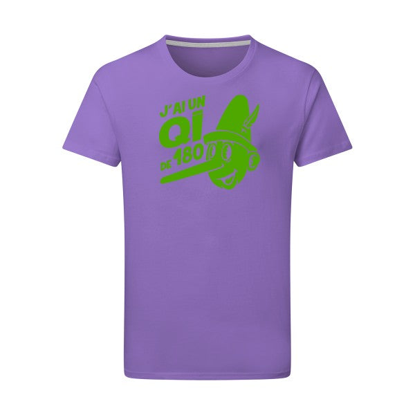 Quotient intellectuel - Flex Vert pomme Tshirt original Aster Purple  2XL