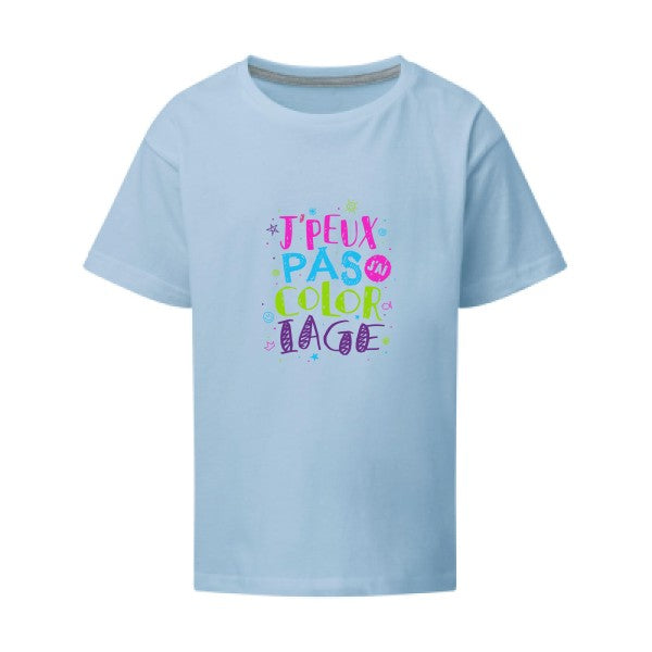 J'peux pas j'ai coloriage SG - Kids T-shirt enfant Sky Taille 152 (11-12/2XL)