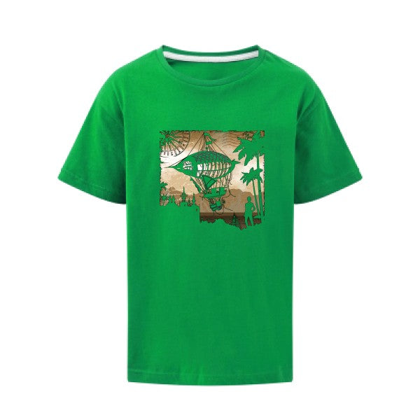 Carnet de voyage SG - Kids T-shirt enfant Kelly Green Taille 140 (9-10/XL)