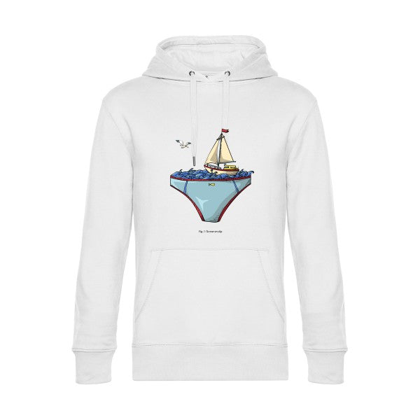 Ta-mer-en-slip- Sweat à capuche original White - RueDuTeeshirt