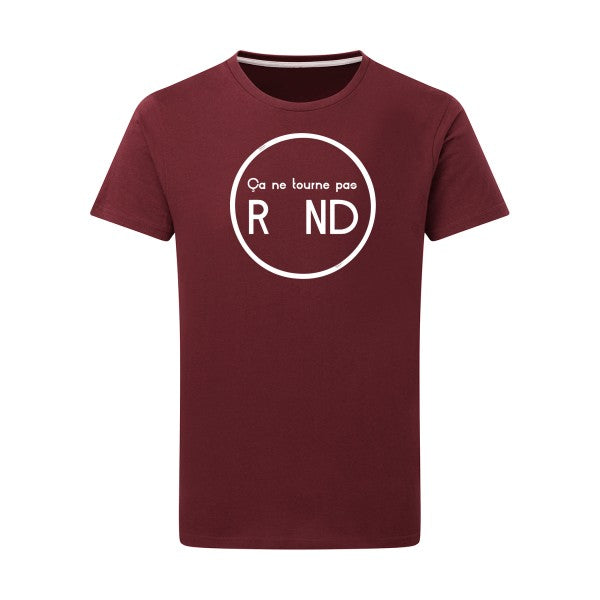 ça ne tourne pas rond ! - Flex Blanc Tshirt original Burgundy  2XL