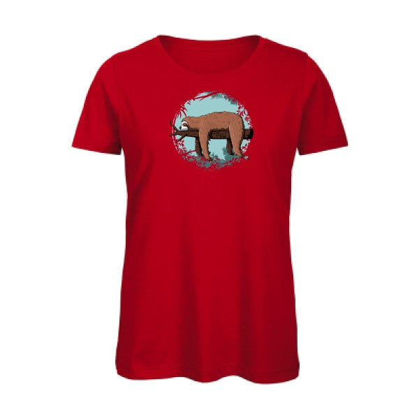 Home-sleep-home- T-shirt original - t-shirt original femme Red