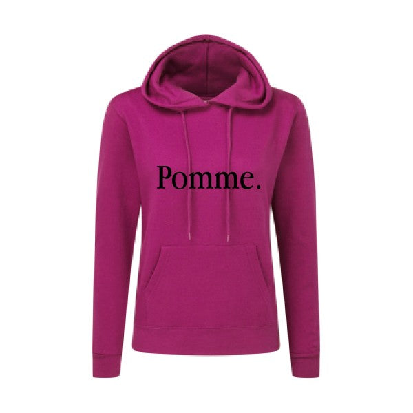 Pub Subliminale Noir |Sweat original à capuche Femme