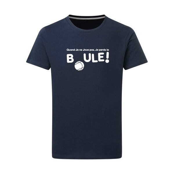 Perdre la boule ! - Flex Blanc Tshirt original Denim  XL